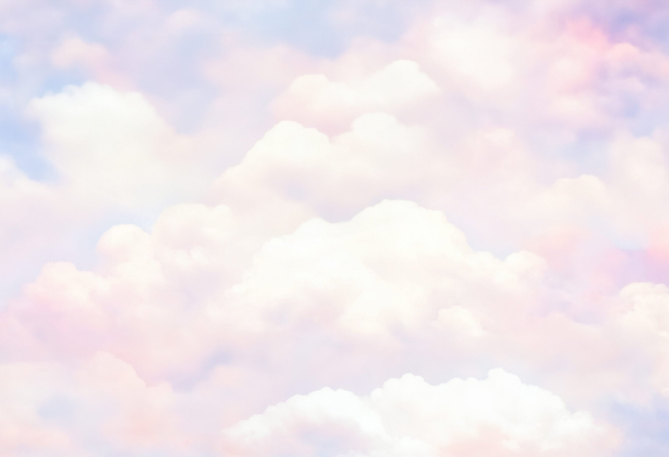 Papier Peint Aquarelle Nuages Doux