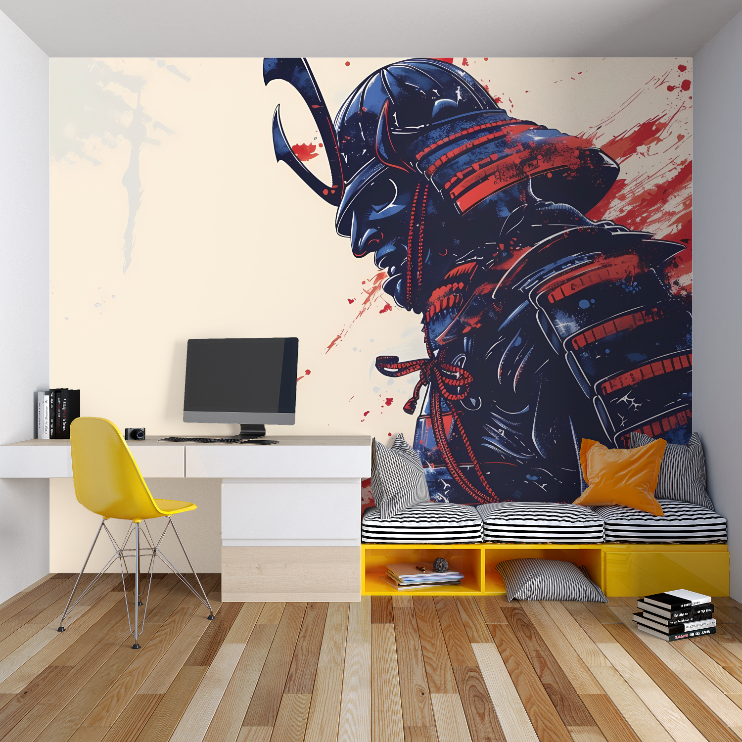 Papier Peint Samourai Coloré - tapisserie spiderman