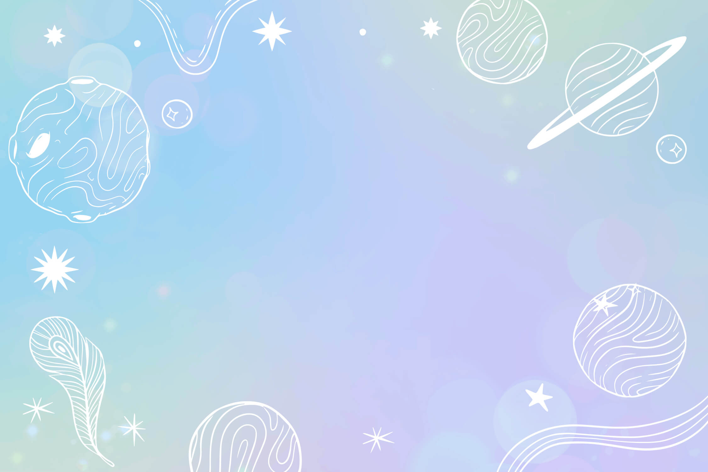 Papier Peint Chambre Espace Pastel