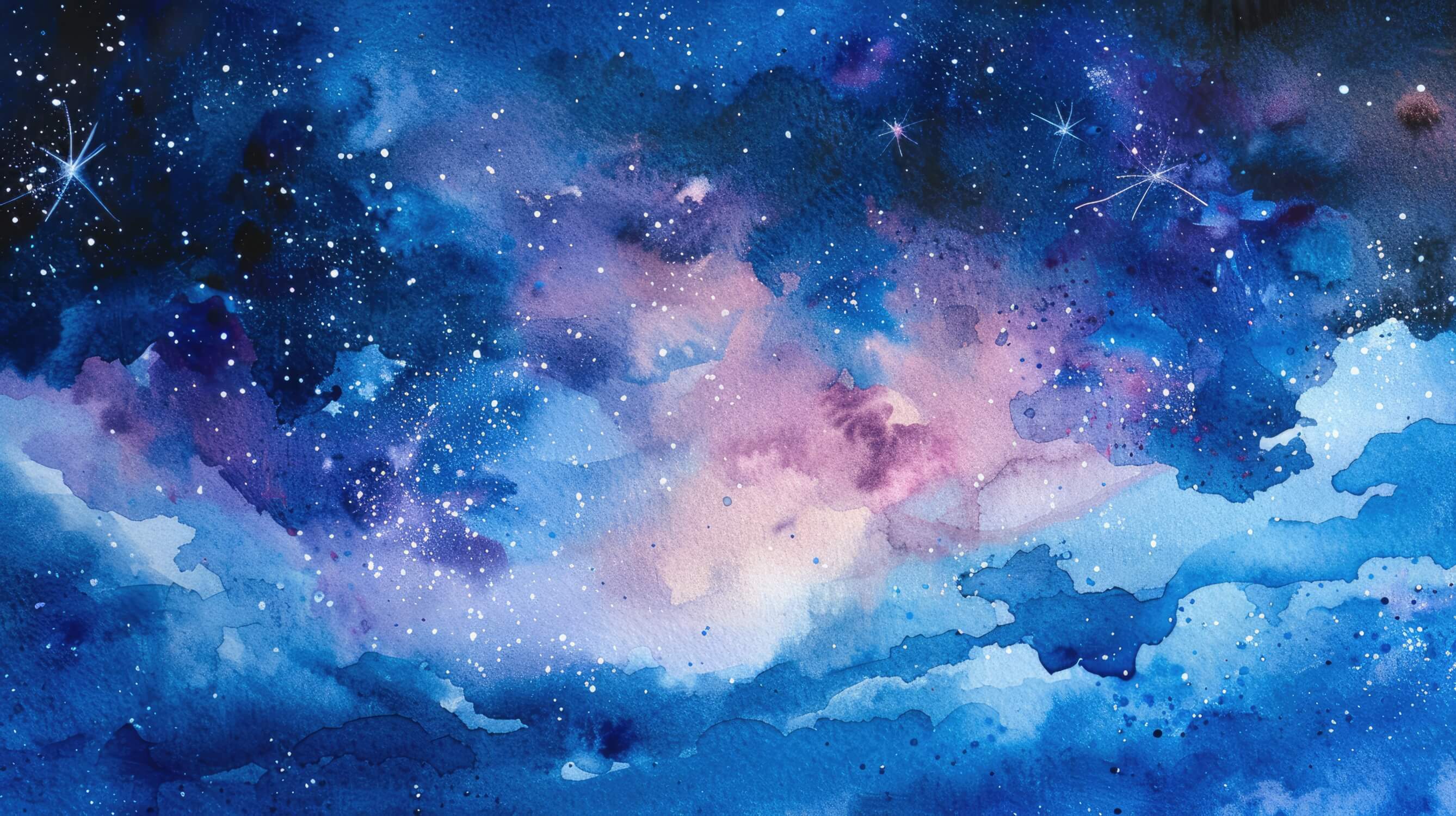 Papier Peint Aquarelle Ciel Ados