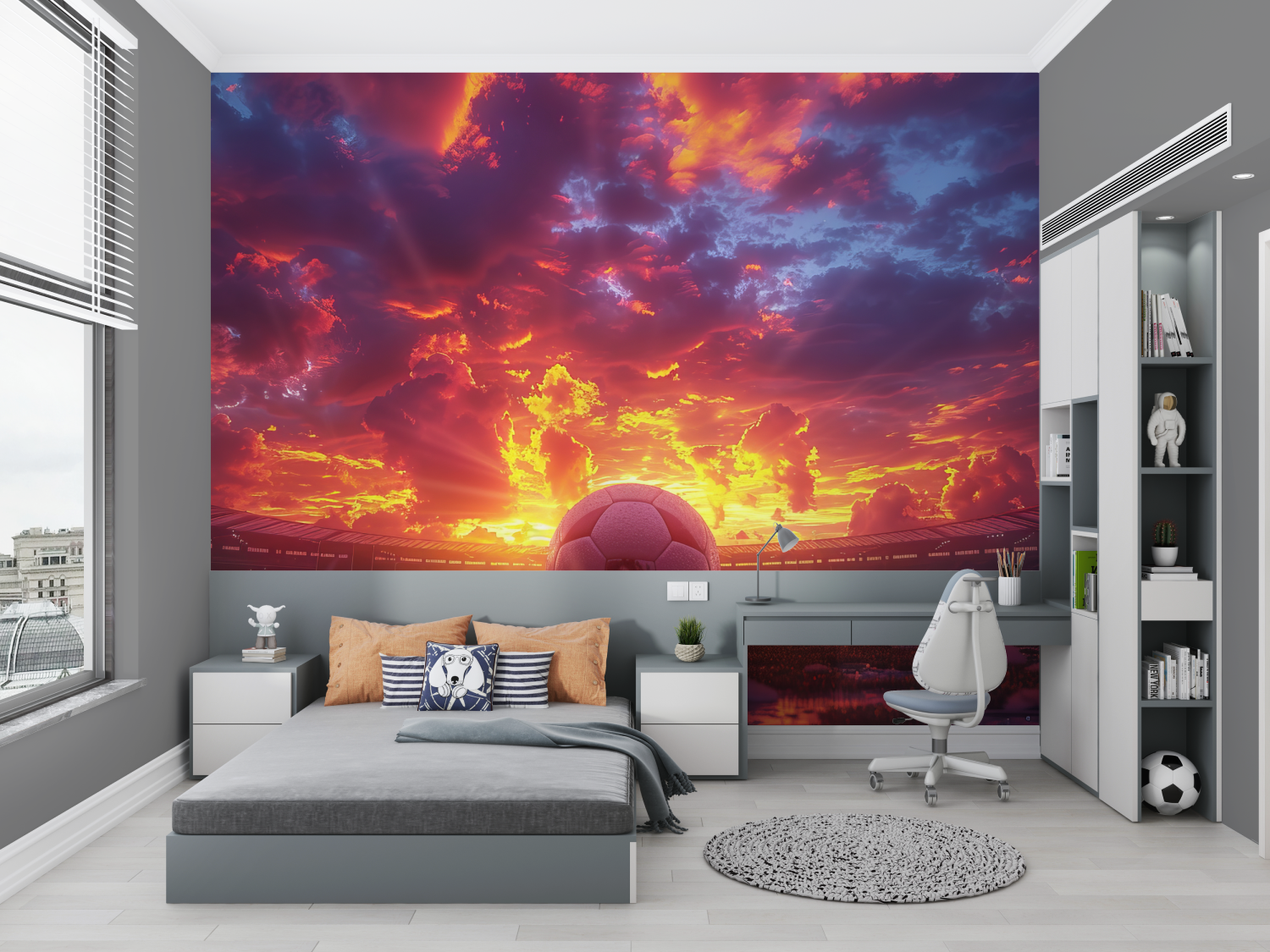 Papier peint xxl foot panoramique chambre petit
