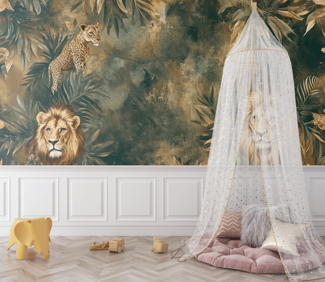 Papier peint effet 3d bebe