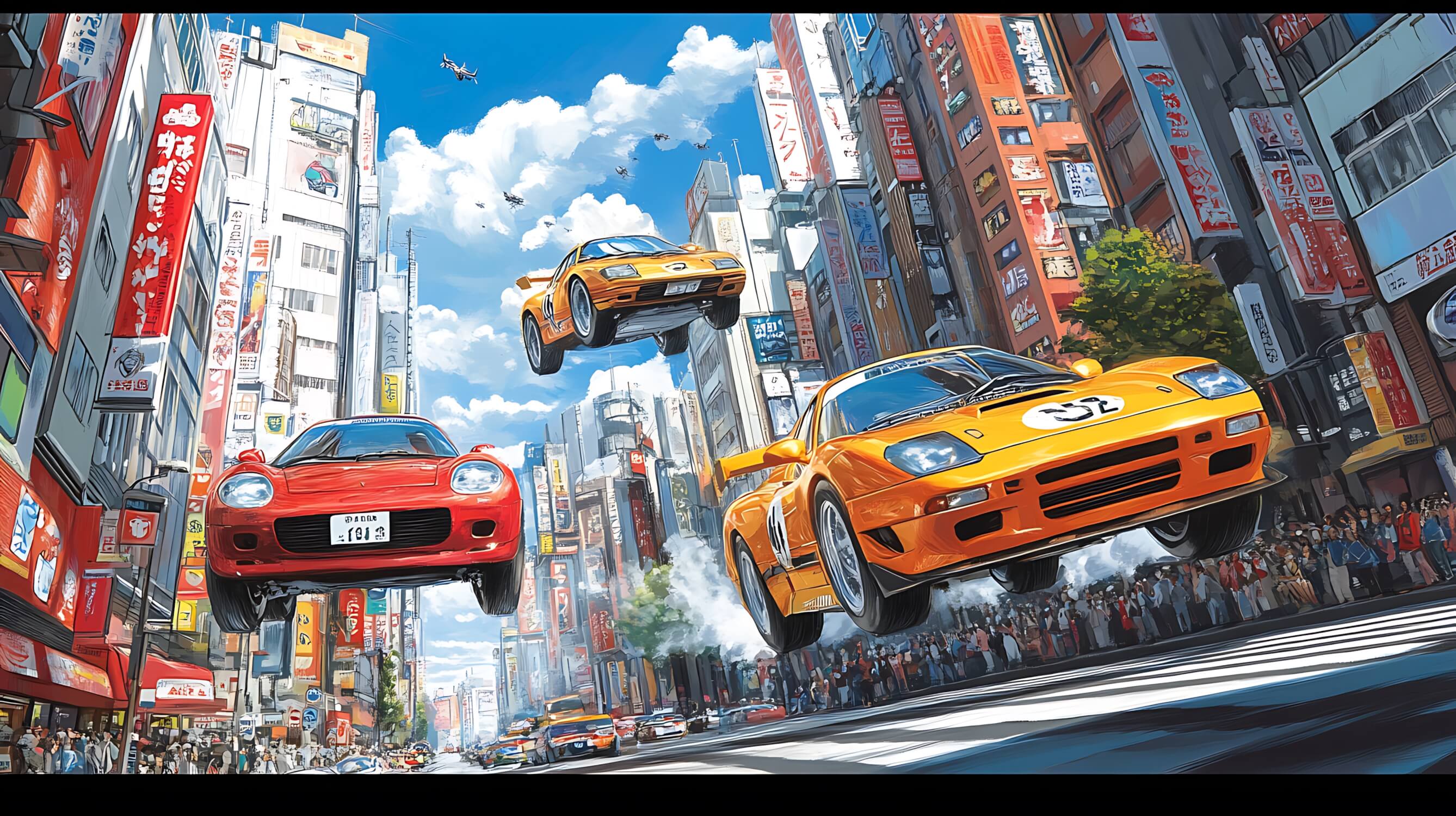 Papier Peint Avec Des Voiture De Sport