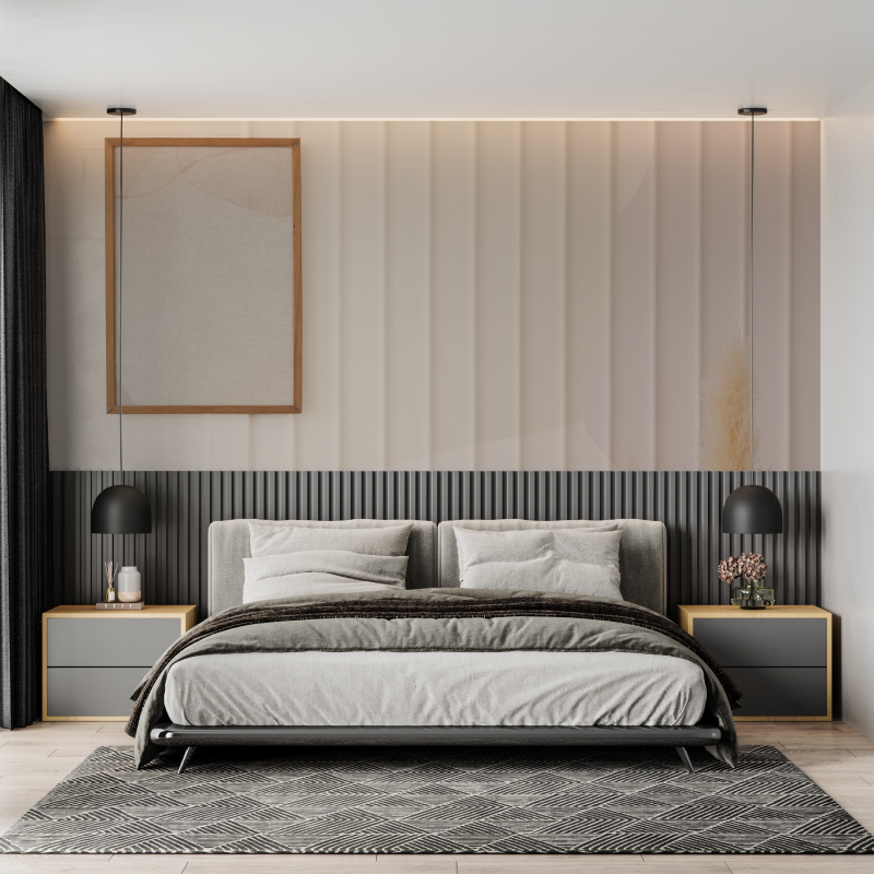 Papier peint trompe l_oeil cocooning mural adulte