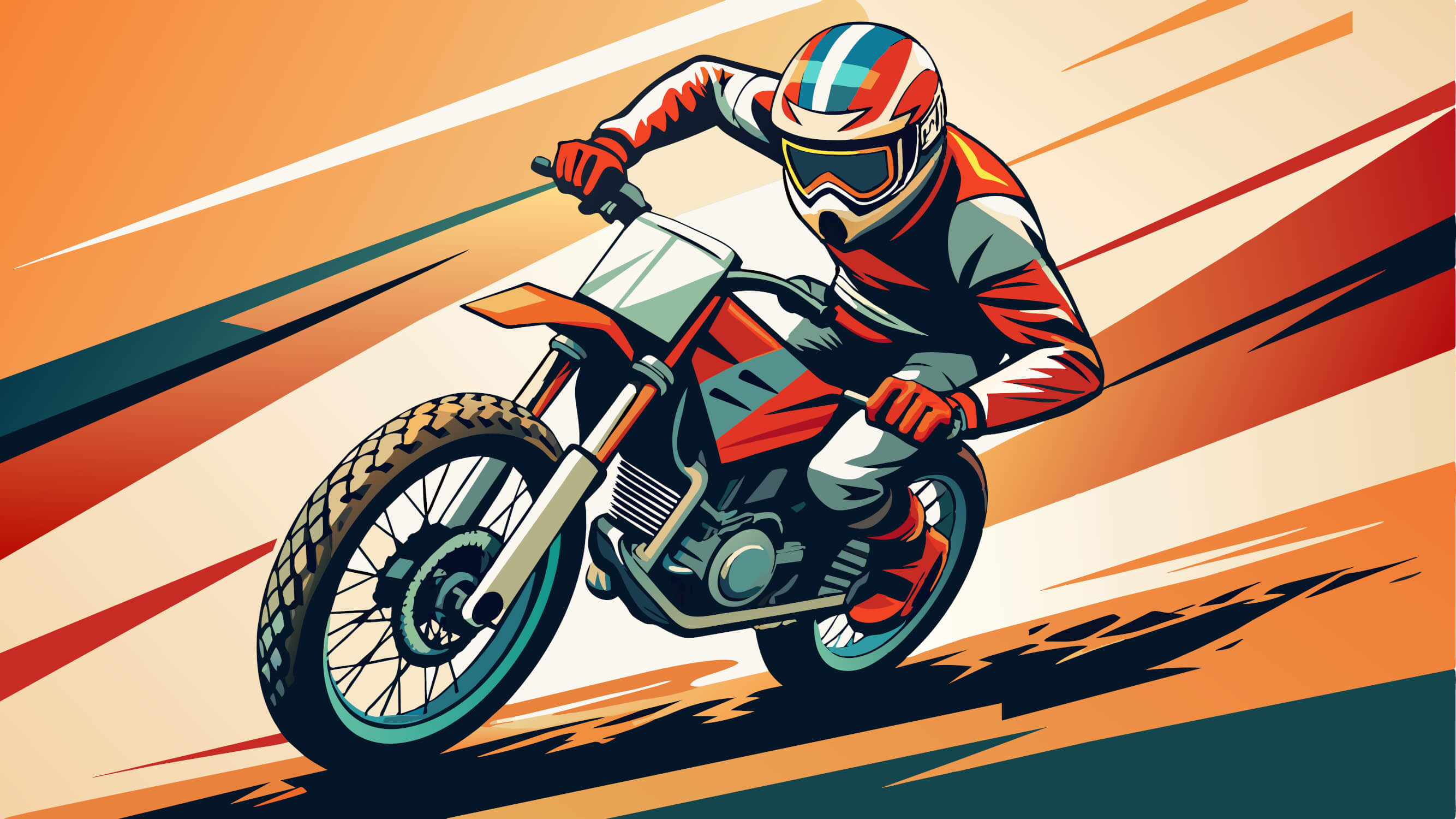 Papier Peint Garcon Moto