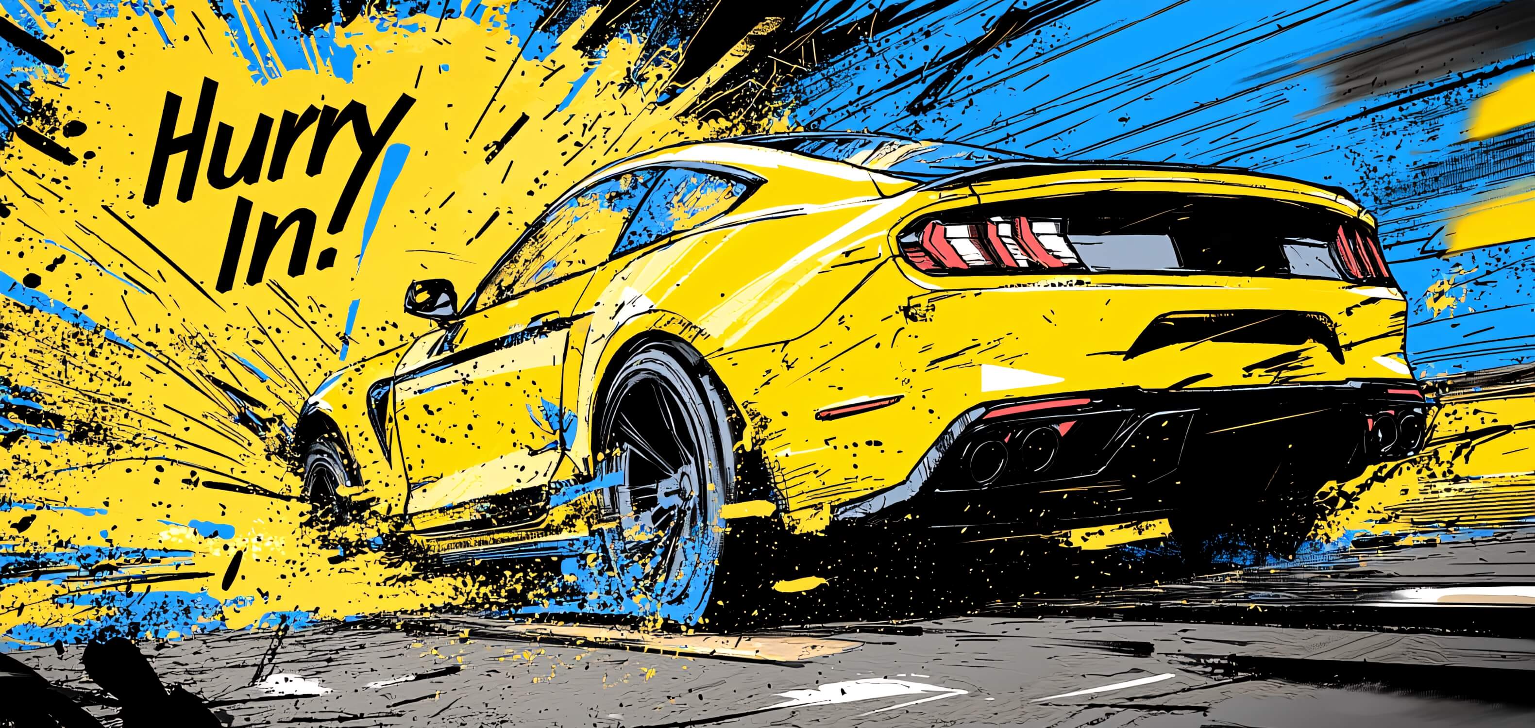 Papier Peint Graffiti Voiture Ados