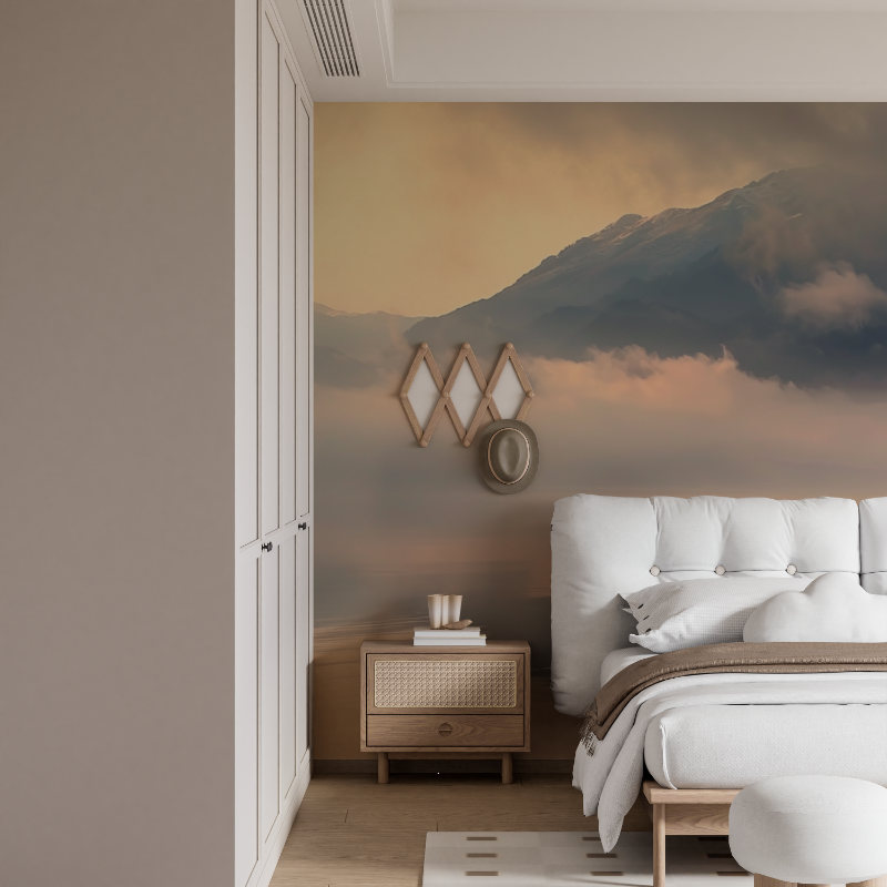 Papier peint lac annecy navigation mural