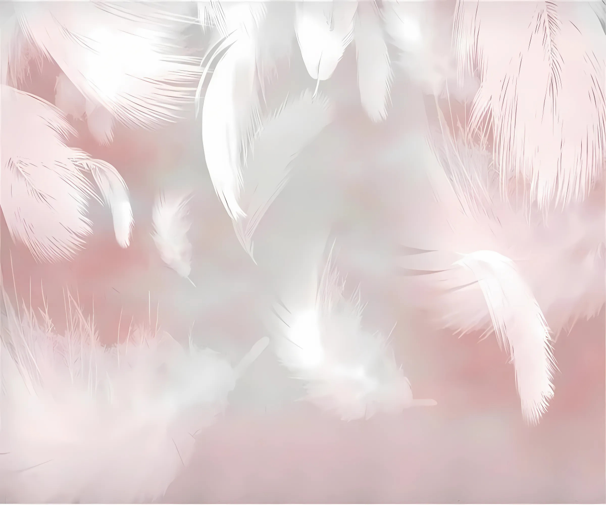 carta da parati di piume rosa