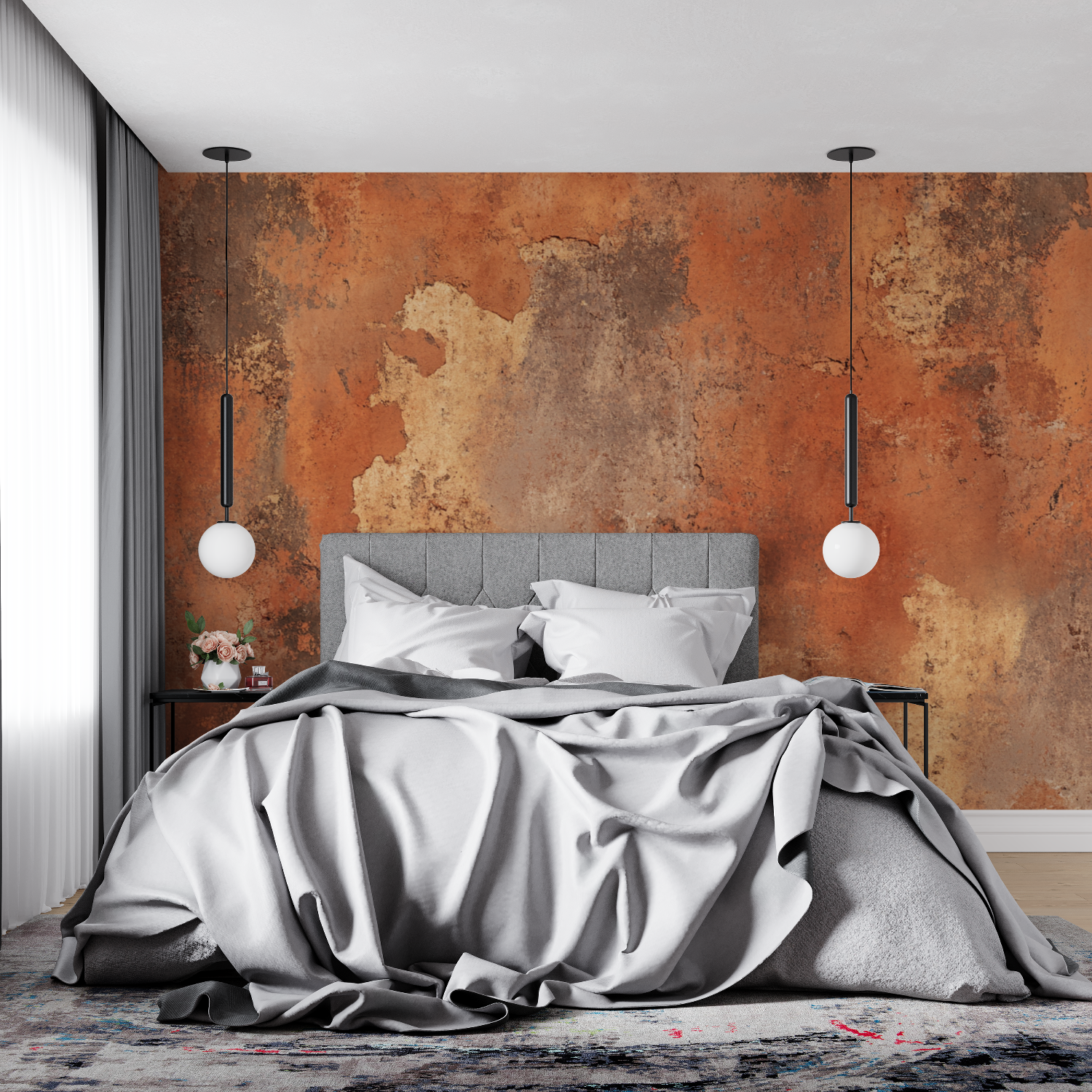 Papier peint terracotta inspiration terre cuite 4murs