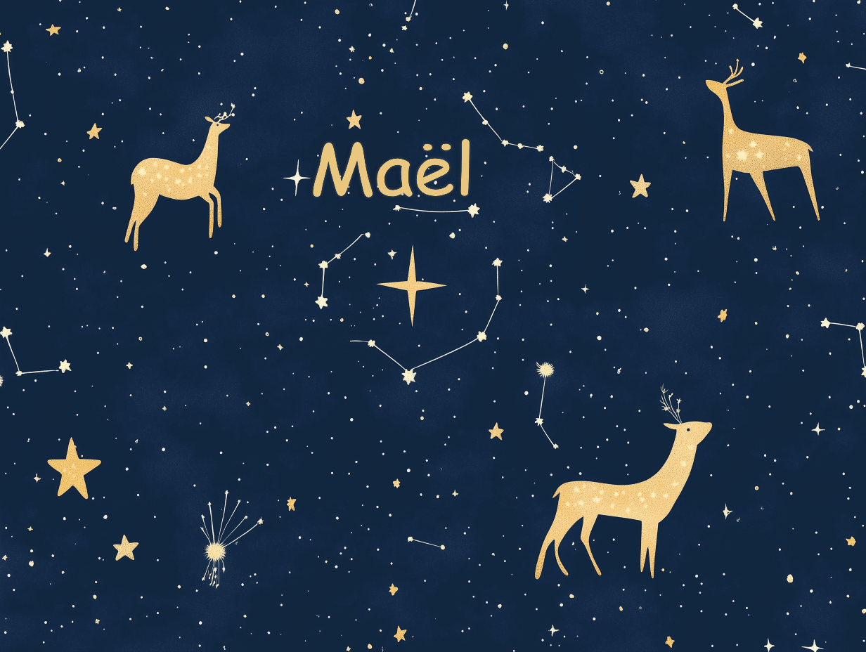 Papier Peint Prénom Constellation