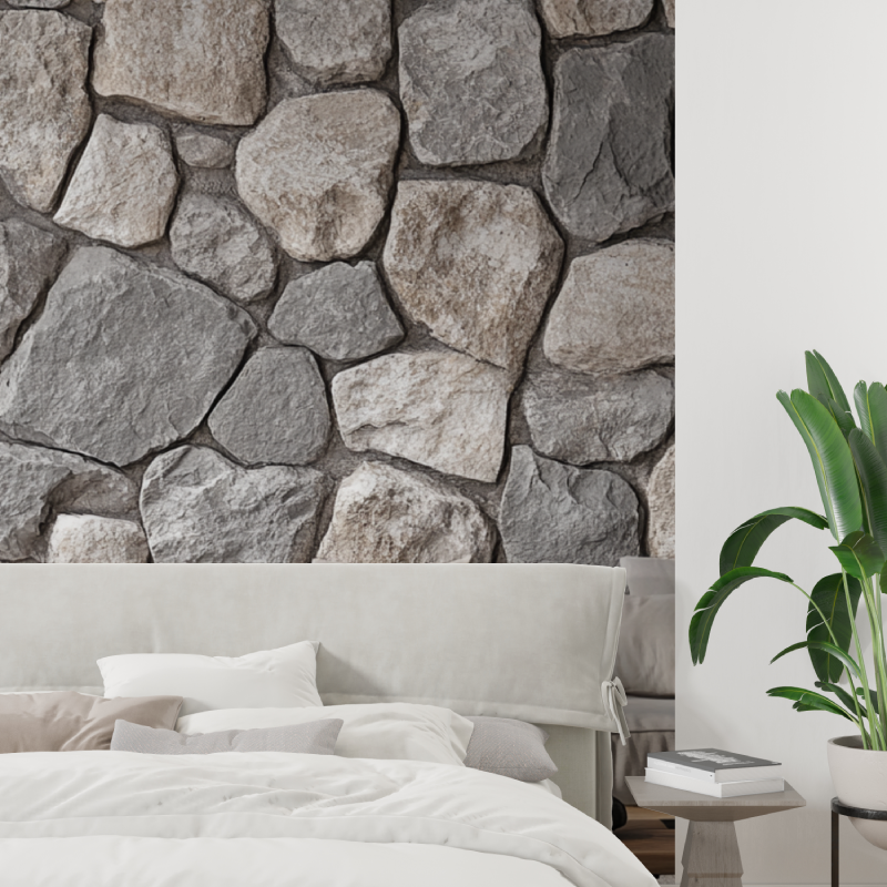 Papier peint trompe loeil pierr...rement tapisserie tendance