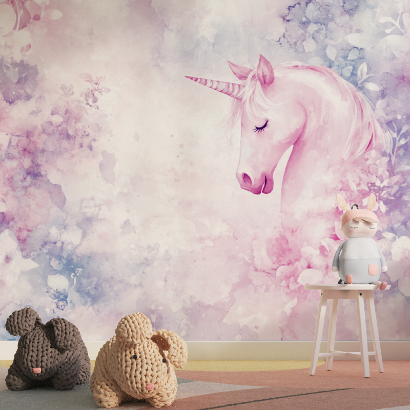 Papier peint licorne dream it tapisserie pour fille