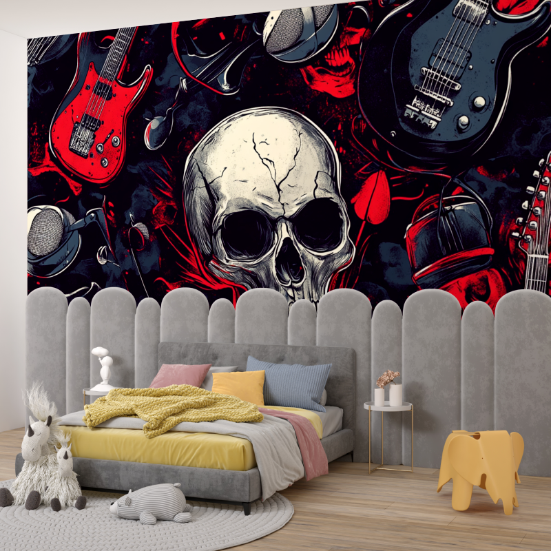 Papier peint tatoo deco garcon345