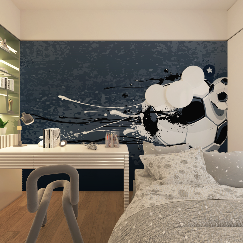 Papier peint tag foot chambre adolescents