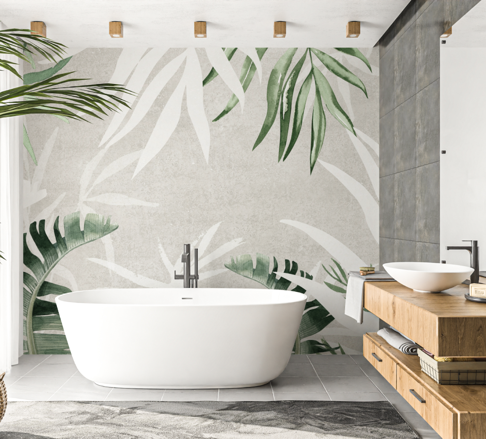 Papier peint intisse pour salle de bain salle de bain papier