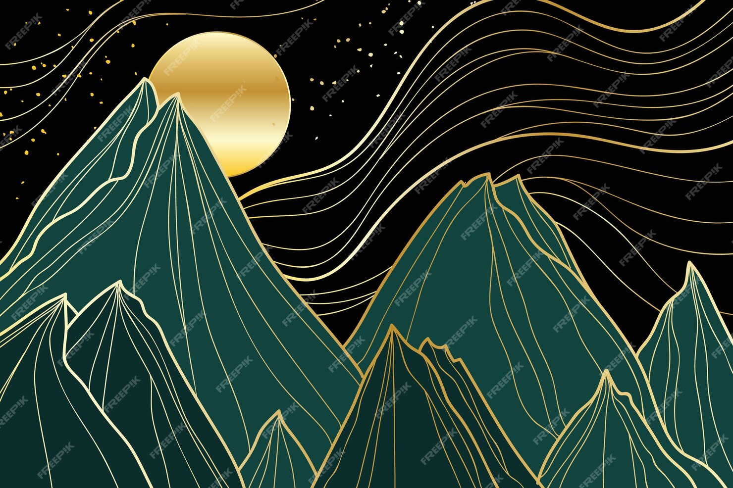 Sfondi di montagna Deco