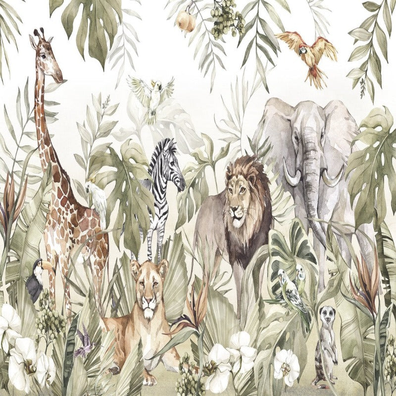 Sfondi animali <br/> Giungla Reale con Leone