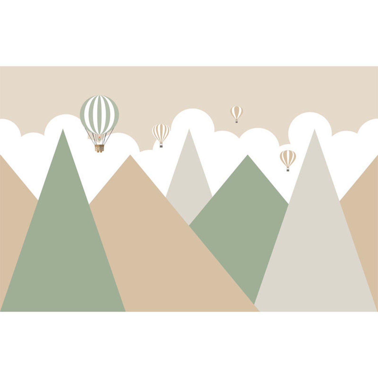 Carta da parati della stanza della bambina deco