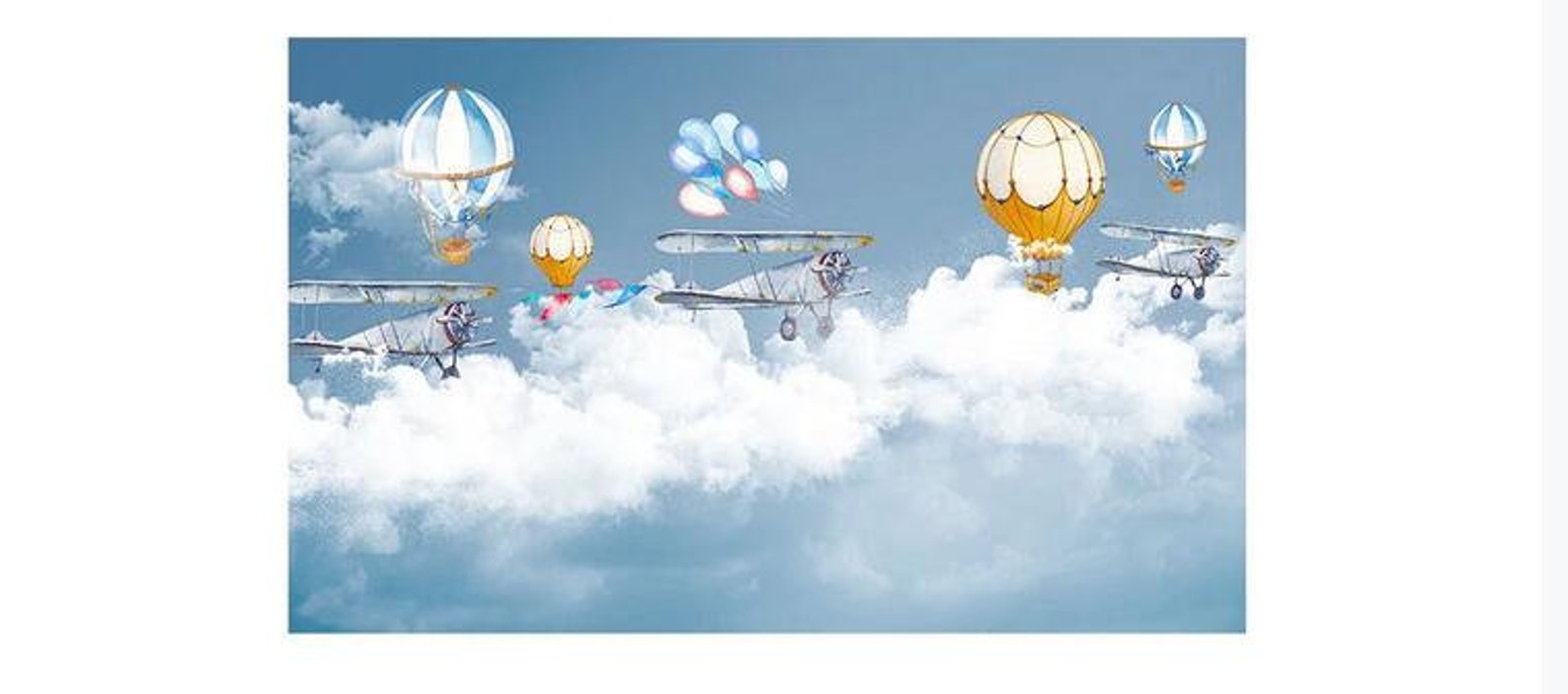 Carta da parati dell'aereo da ragazzo