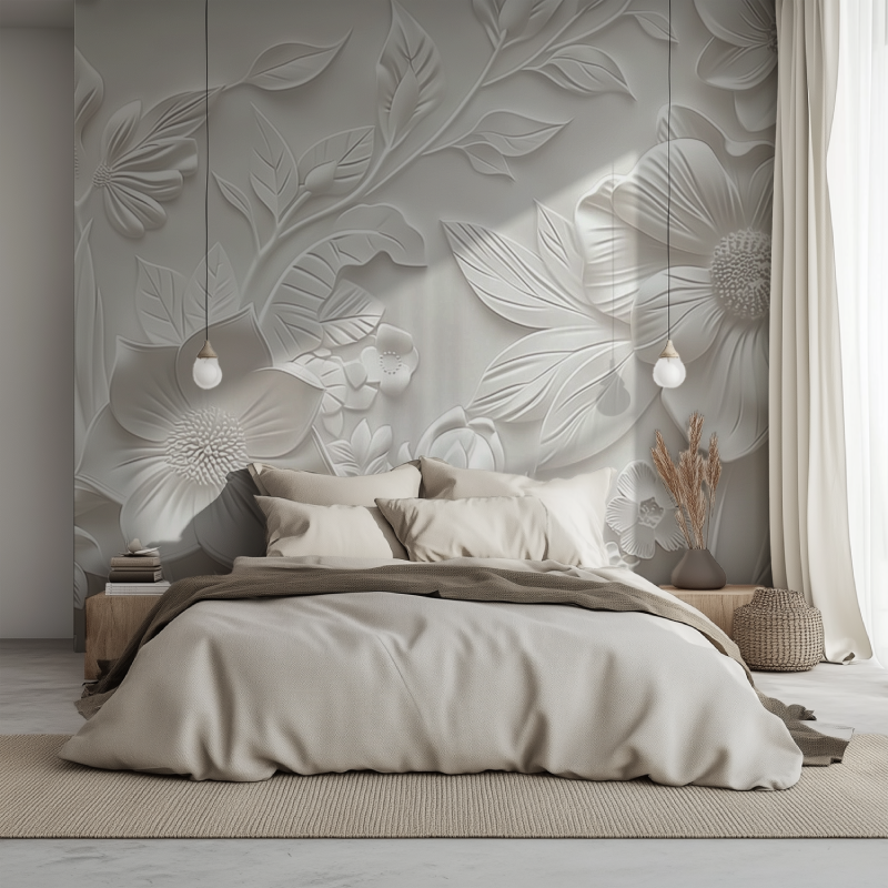 Papier Peint Fleurs Panoramique