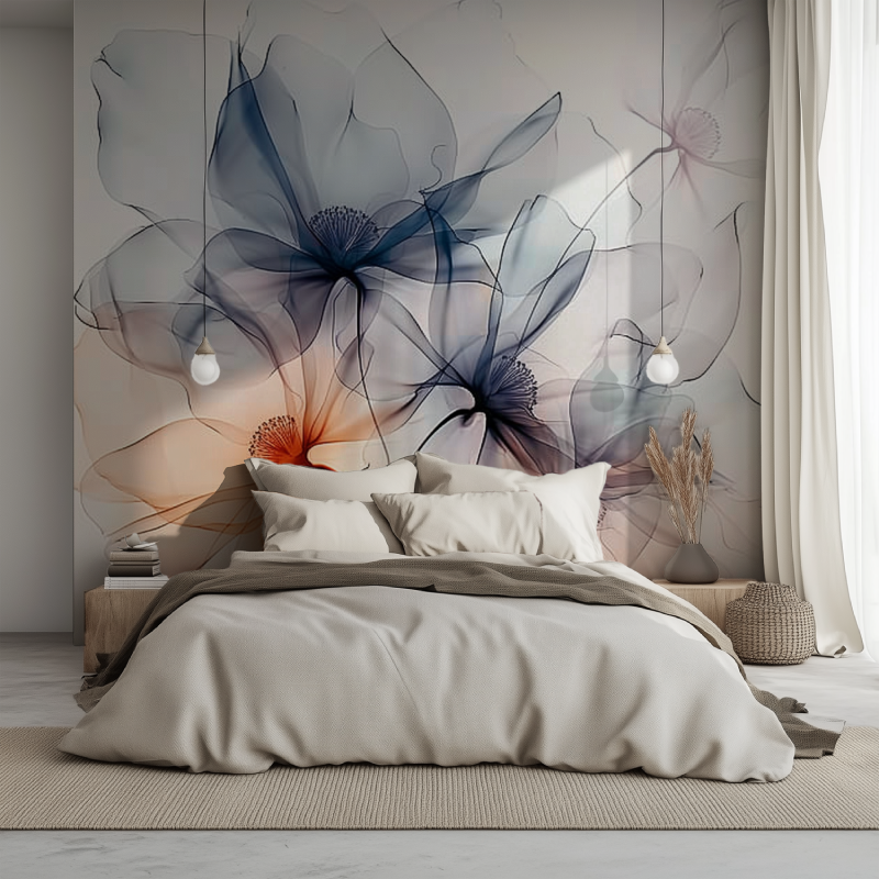 Papier Peint Jolies Fleurs Aquarelle