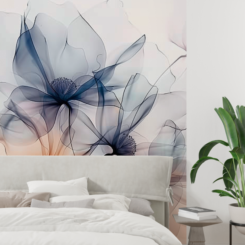 Papier Peint Jolies Fleurs Aquarelle