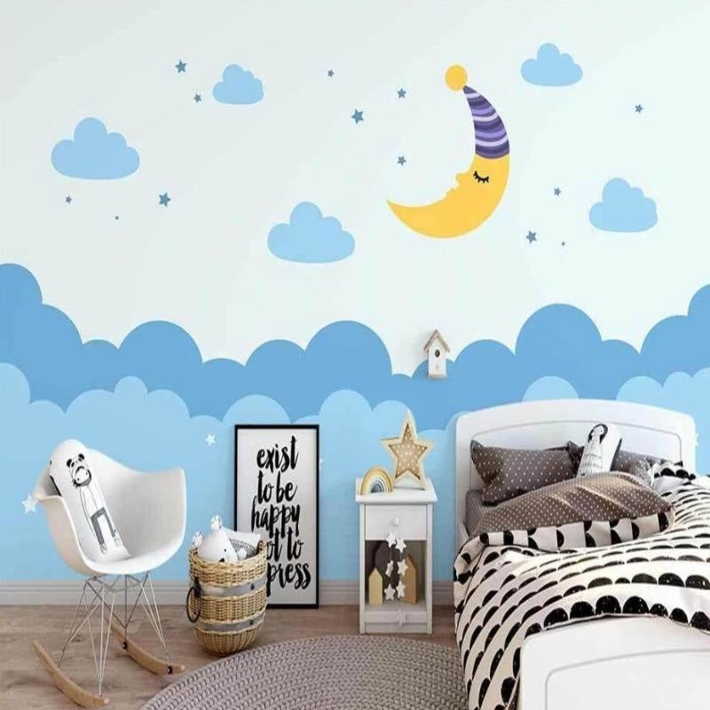 Papier Peint Nuage bleu