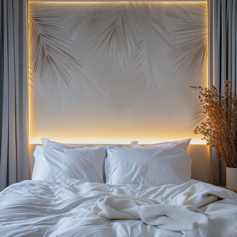 Beige Palm Tree Wallpaper