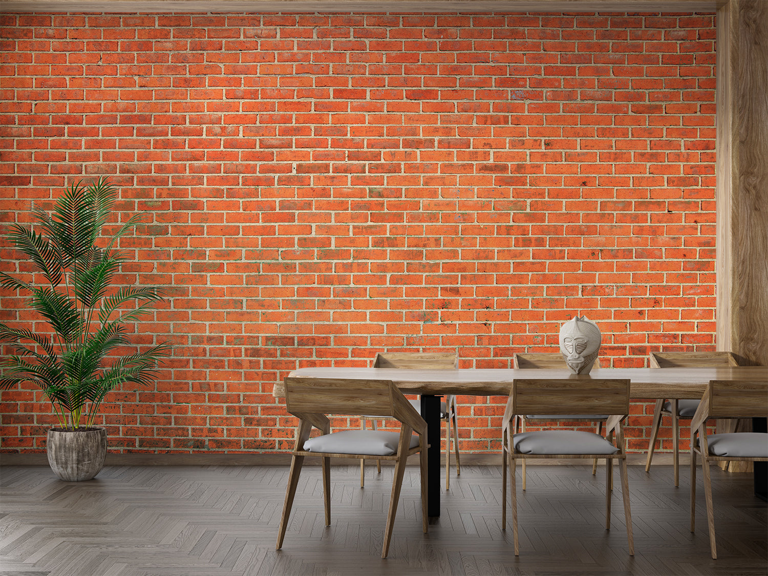 Papier Peint Couleur Brique