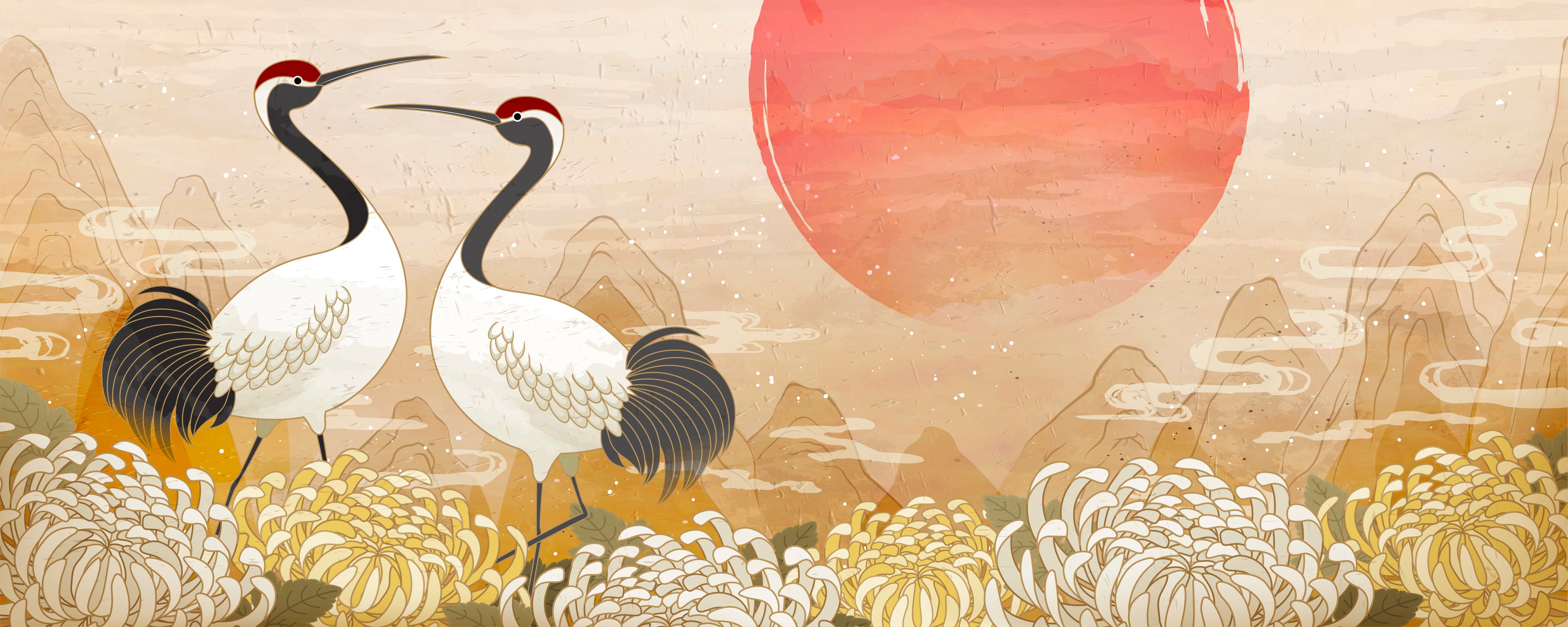 Papier Peint Estampe Japonaise