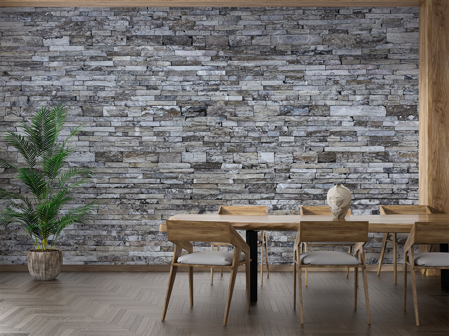 Papier Peint Fausses Briques