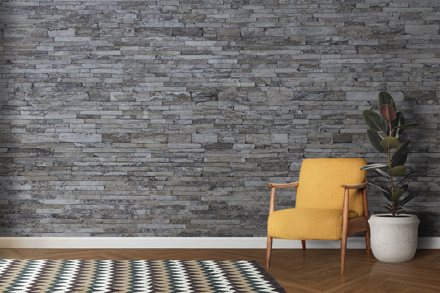 Papier Peint Fausses Briques