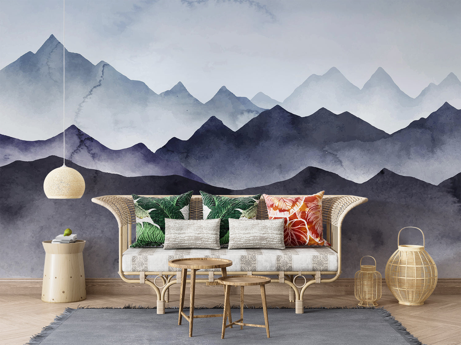 Papier Peint Style Montagne