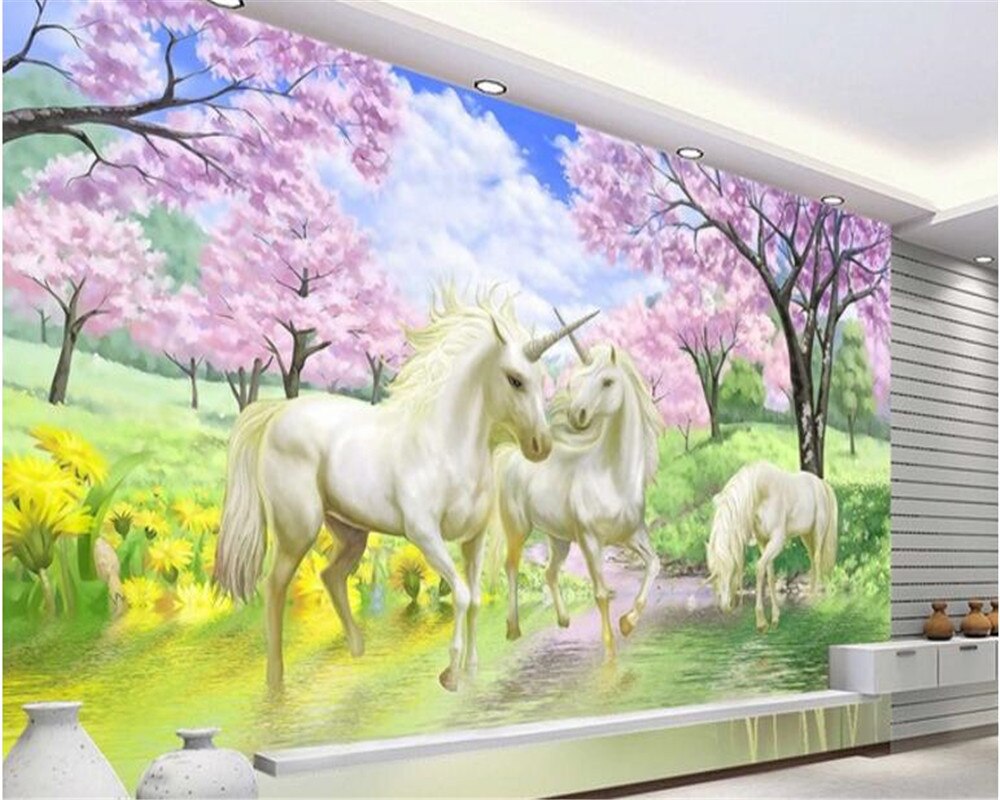 papier peint paysage feerique