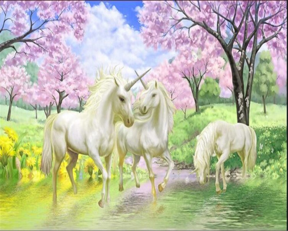 papier peint paysage feerique