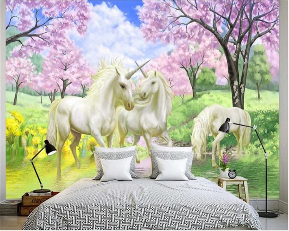 papier peint paysage feerique