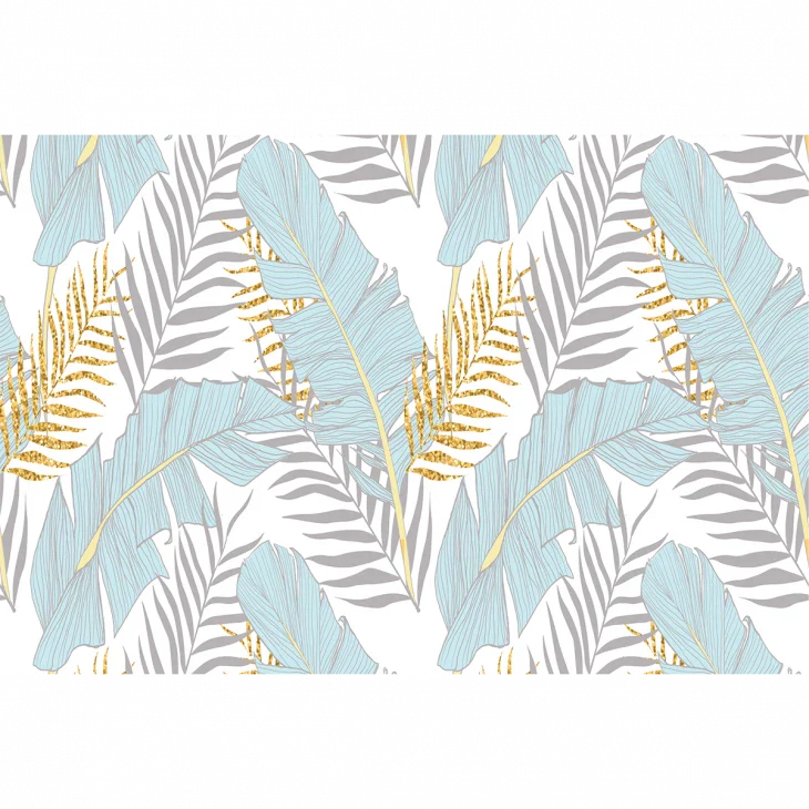 Carta da parati scandinava giallo grigio blu