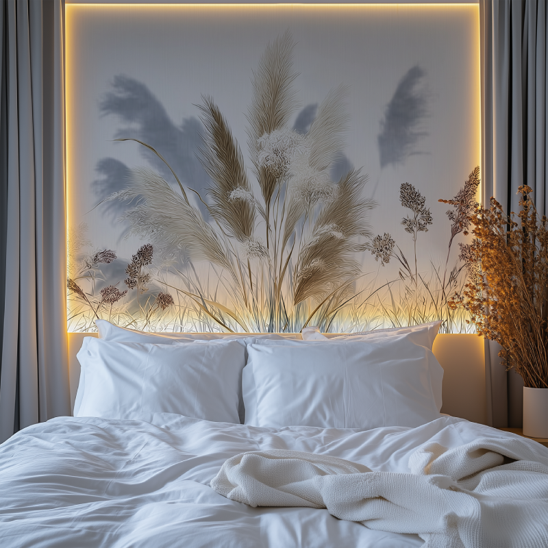 Cocooning leaf 3d mural wallpaper chambre premium