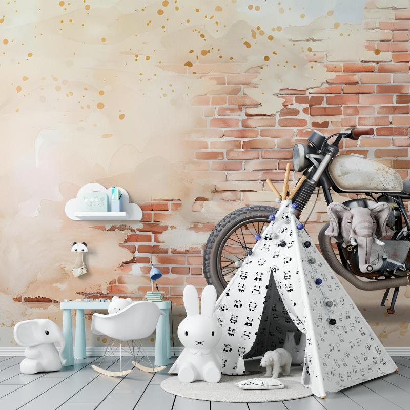 Papier peint photo mural xxl moto tapisserie murs