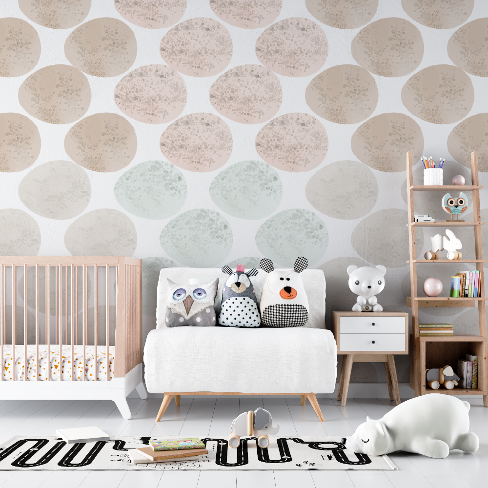 Modern baby pattern wallpaper - Second Image