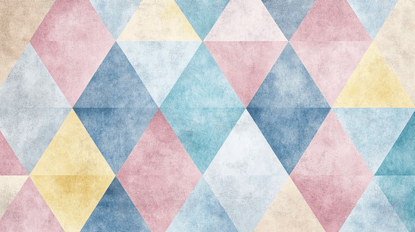 Papier Peint Vintage Triangle