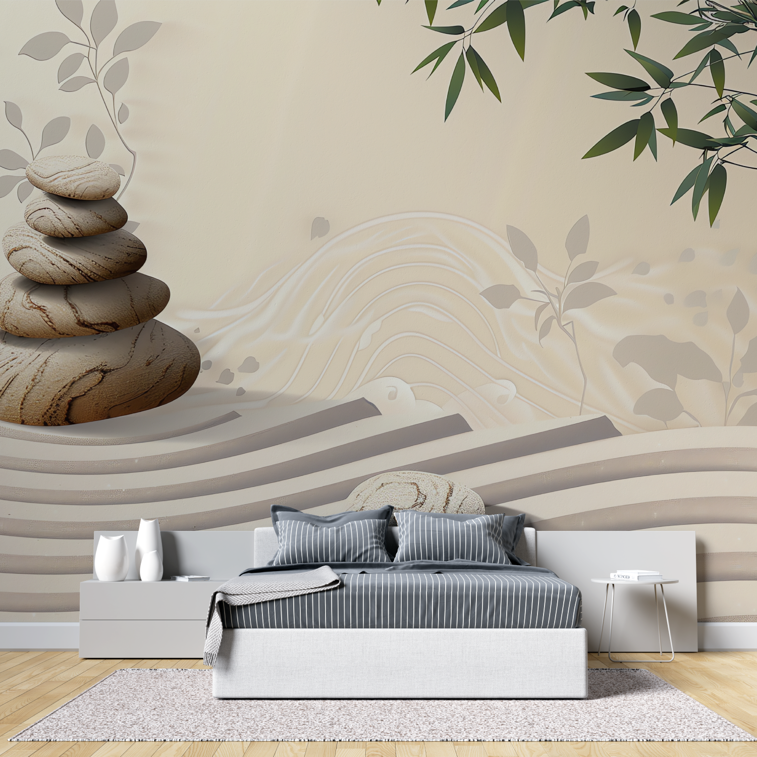 Zen Bedroom Wallpaper - Second Image