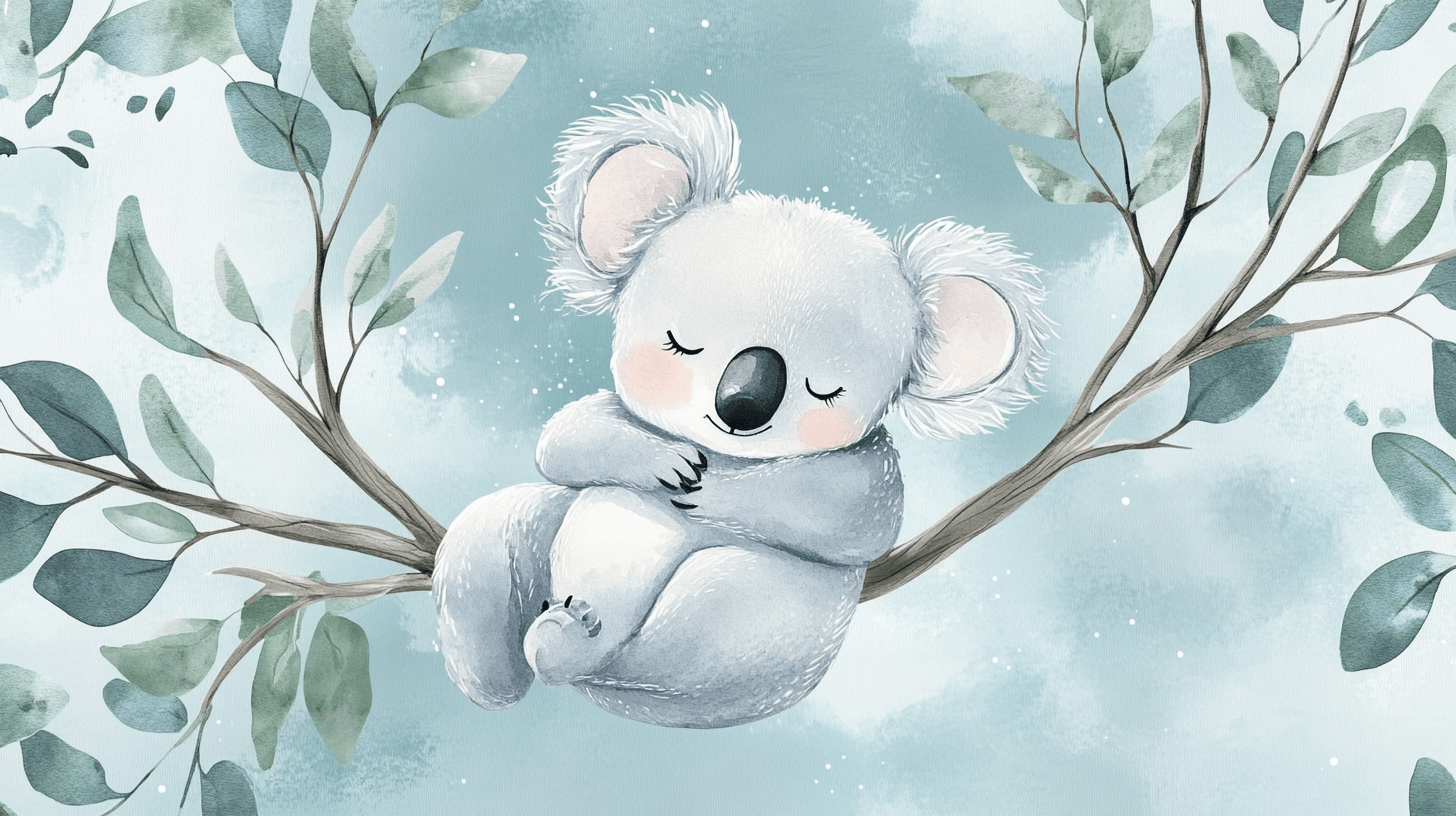 Papier Peint Koala Qui Fait Dodo