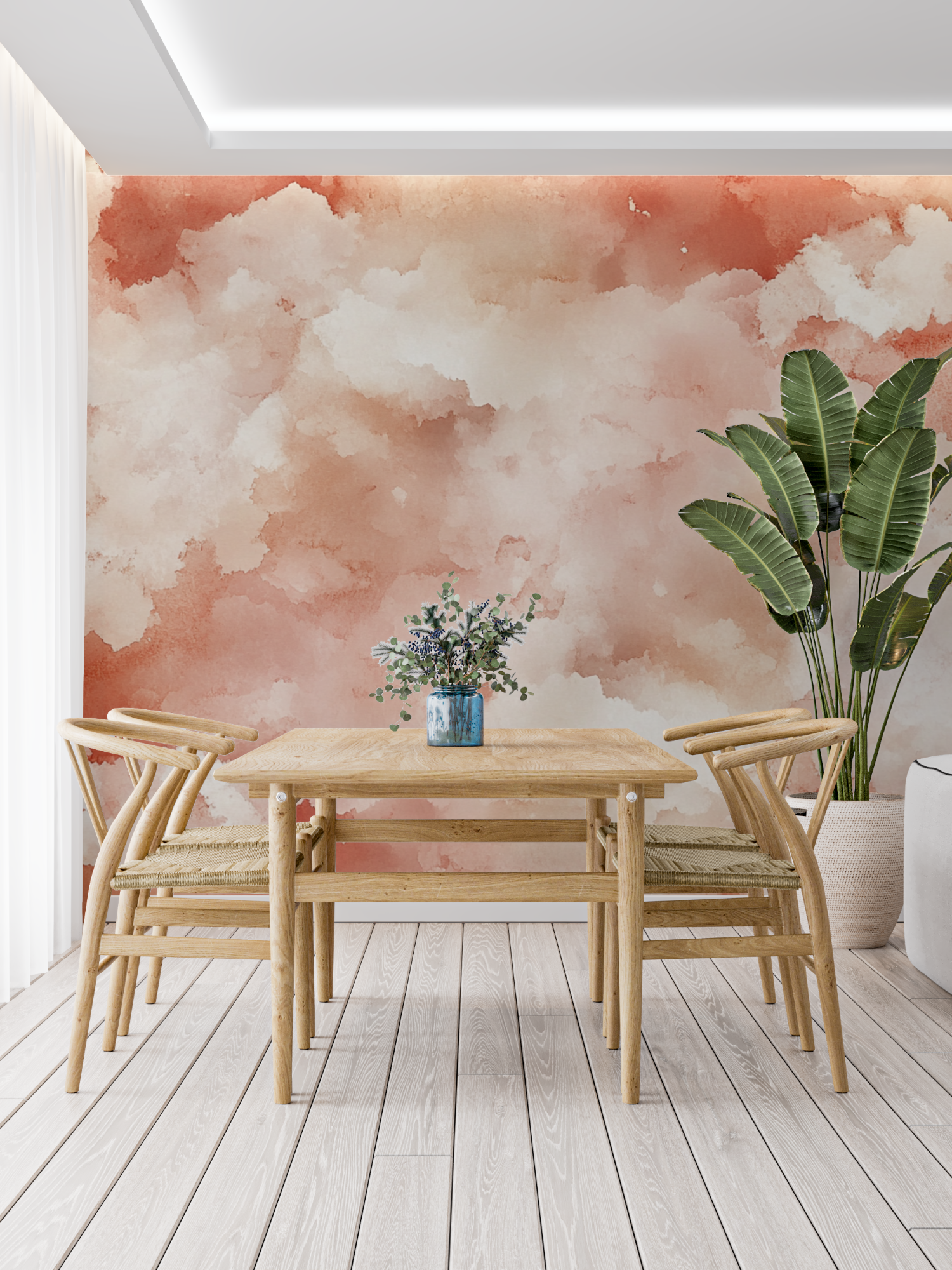 Papier peint terracotta style a...raite panoramique tendance