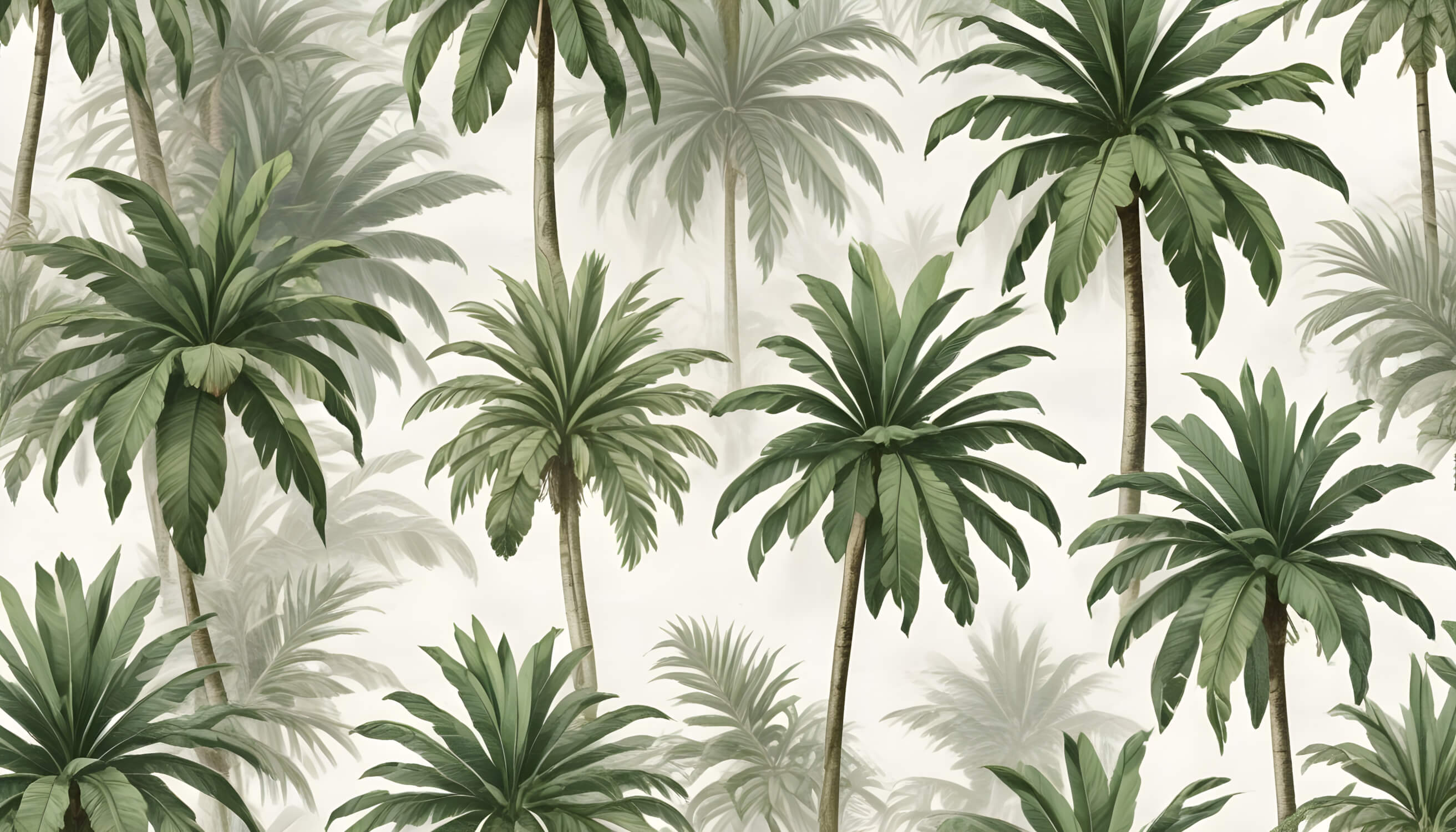 Papier Peint Tropical Salle De Bain