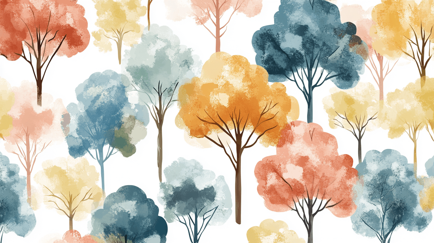 Papier Peint Arbre Chambre Fille