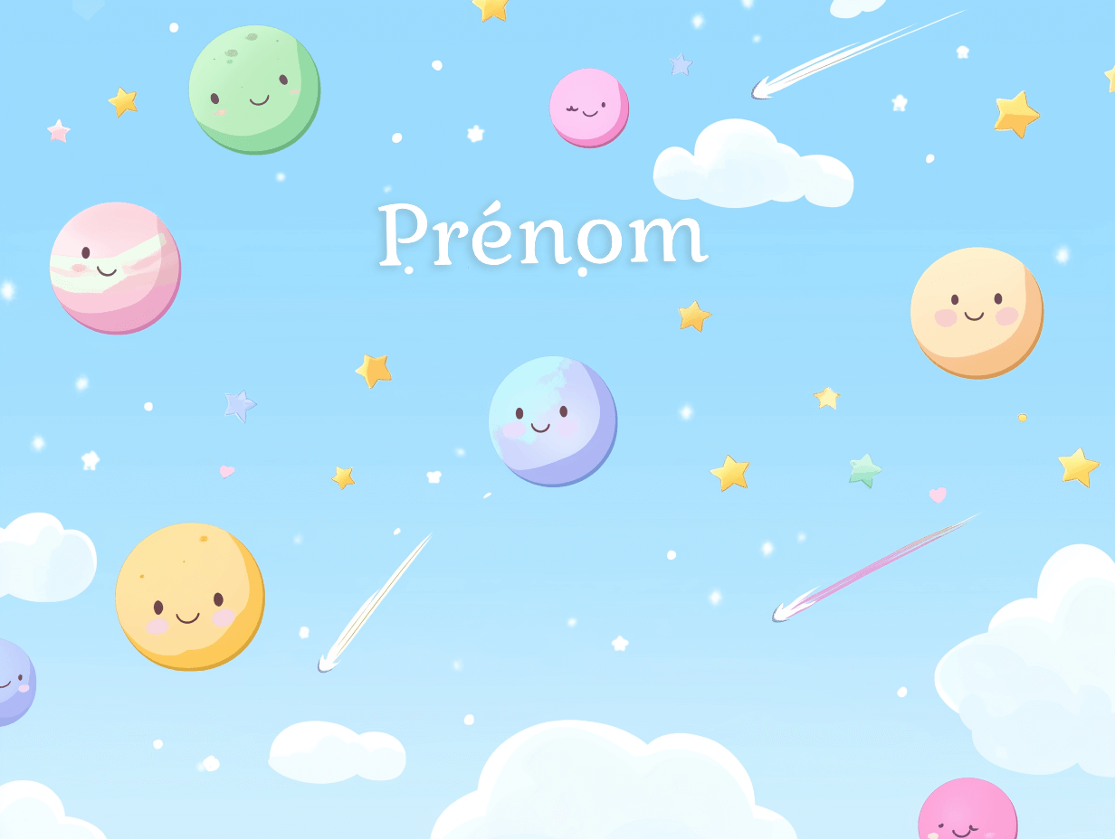 Papier Peint Prénom Planètes