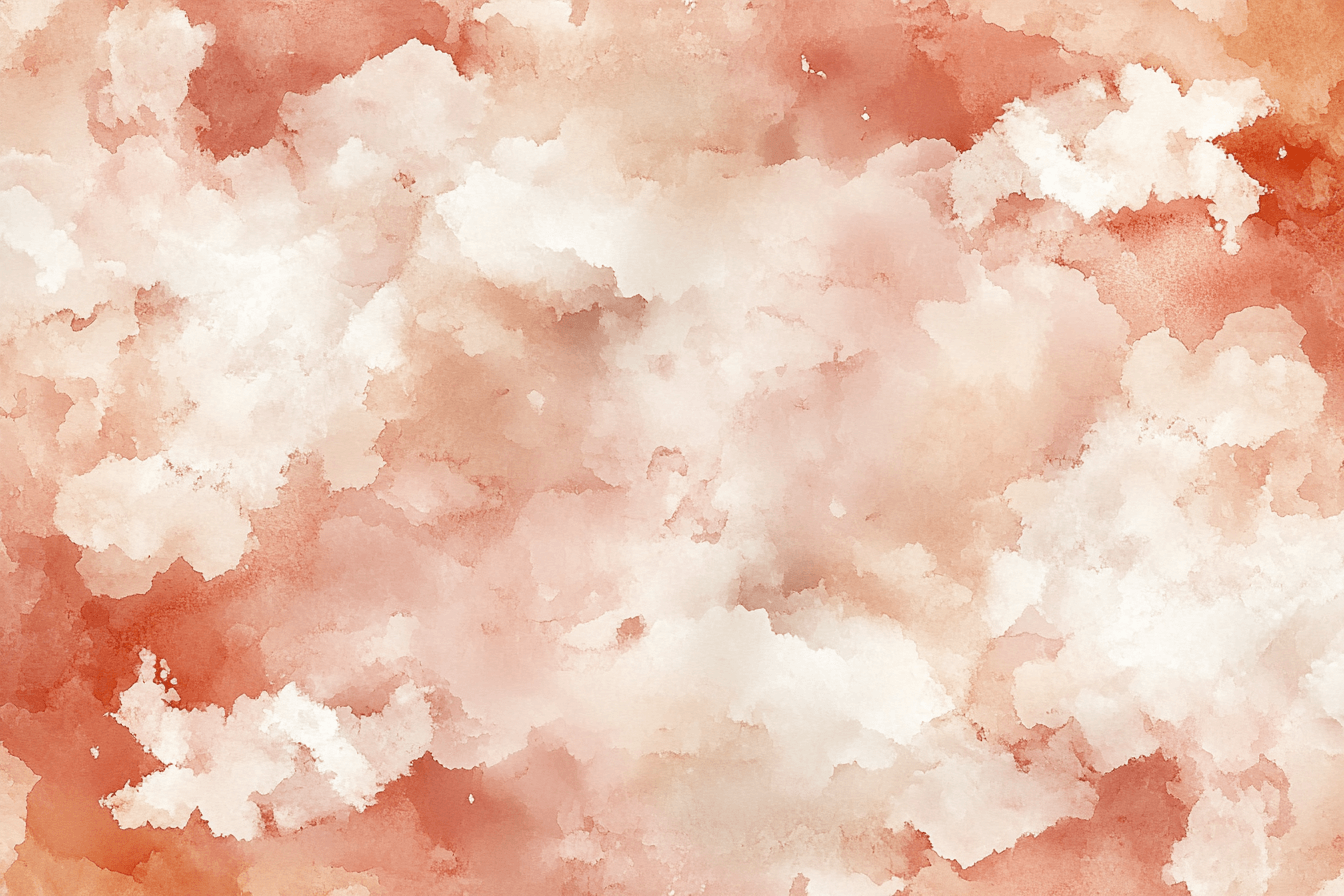 Papier Peint Terracotta Style Aquarelle Abstraite