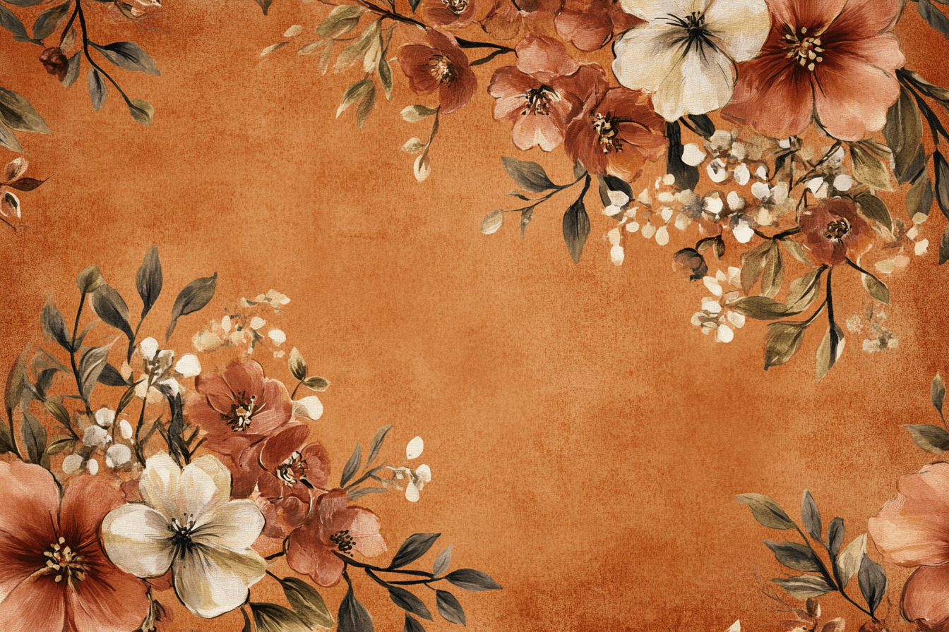 Papier Peint Terracotta Style Bohème Vintage