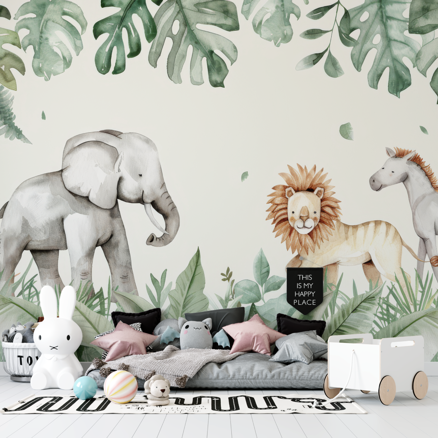 Papier Peint Jungle Enfant - chambre petit